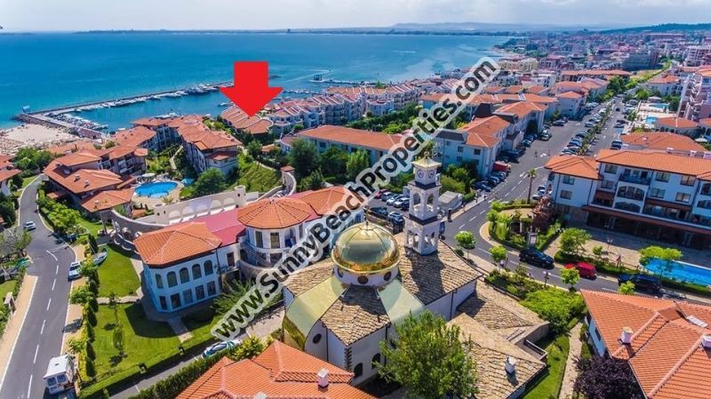 Продается меблированный дом с 4 спальнями, вид море, в к-се Диамант / Diamond 20м. от пляжа, Святой Влас, Болгария 